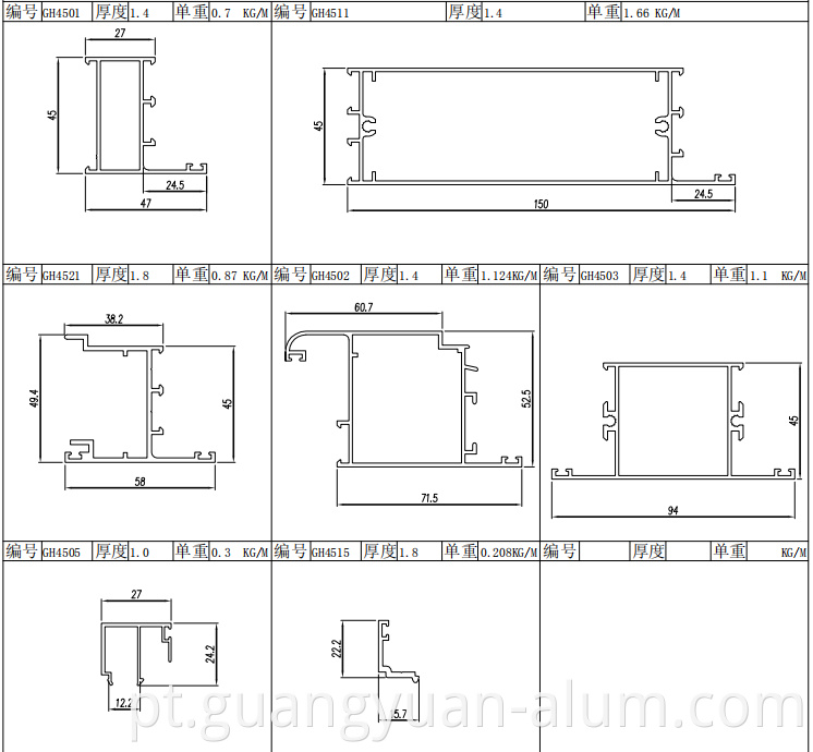 Aluminum Profile Door